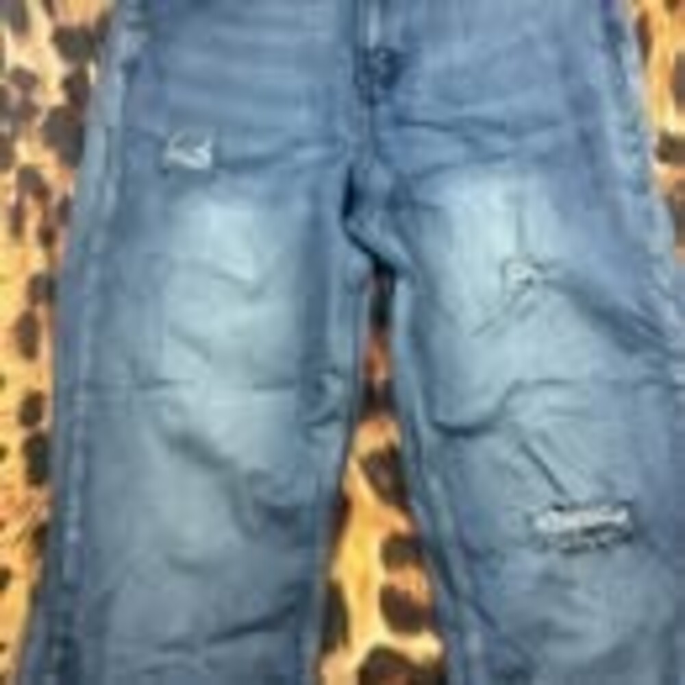 Wax Jean Distressed Jeans